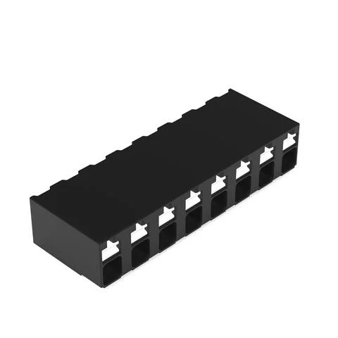 2086-3208/700-000/997-607 - SMD PCB terminal block; push-button; 1.5 mm²; Pin spacing 5 mm; 8-pole; Push-in CAGE CLAMP®; 1,50 mm²; black 2086-3208/700-000/997-607 - SMD PCB terminal block; push-button; 1.5 mm²; Pin spacing 5 mm; 8-pole; Push-in CAGE CLAMP®; 1,50 mm²; black