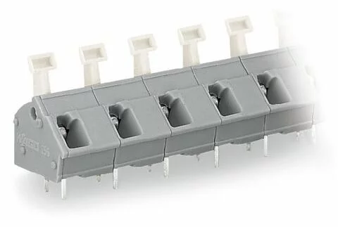 256-609 - PCB terminal block; push-button; 2.5 mm²; Pin spacing 10/10.16 mm; 9-pole; CAGE CLAMP®; commoning option; 2,50 mm²; gray 256-609 - PCB terminal block; push-button; 2.5 mm²; Pin spacing 10/10.16 mm; 9-pole; CAGE CLAMP®; commoning option; 2,50 mm²; gray