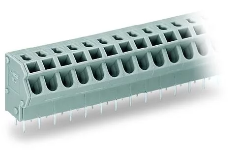 254-458 - PCB terminal block; 2.5 mm²; Pin spacing 5/5.08 mm; 8-pole; PUSH WIRE®; 2,50 mm²; gray