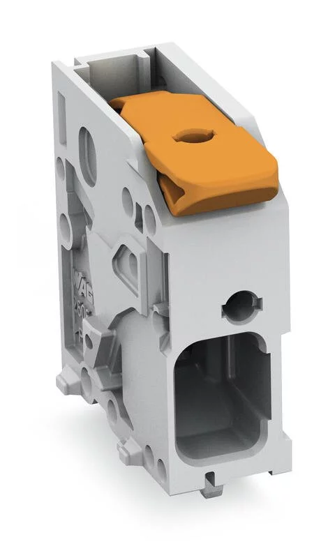 2606-1101/000-005 - PCB terminal block; Push-in CAGE CLAMP with operating lever; AWG 24 - 8; Pin spacing 7.5 mm; double pinning; 1-pole; red