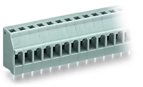 740-116 - PCB terminal block; 2.5 mm²; Pin spacing 5 mm; 16-pole; CAGE CLAMP®; 2,50 mm²; gray