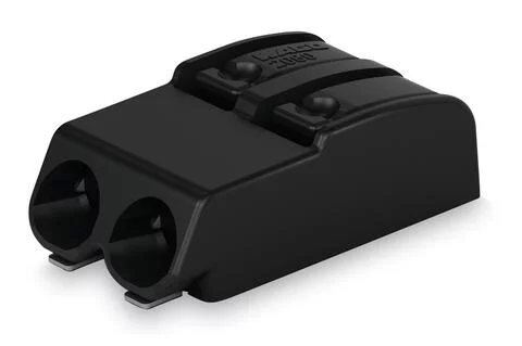 2060-472/998-404 - SMD PCB terminal block; push-button; Push-in CAGE CLAMP; AWG 24 - 18; Pin spacing 4 mm; 2-pole; in tape-and-reel packaging; black