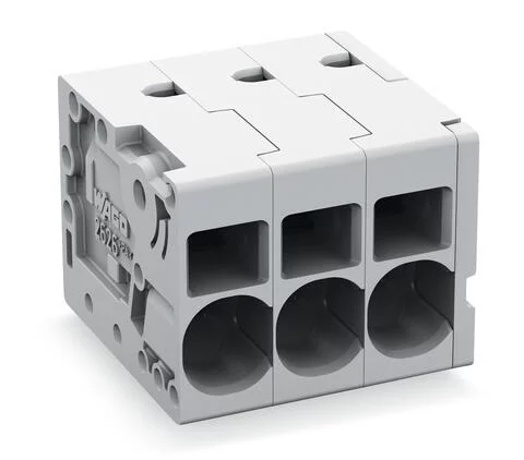 2626-1103/020-000 - PCB terminal block; Pin spacing 7.5 mm; W pinning; 3-pole; Push-in CAGE CLAMP®; gray