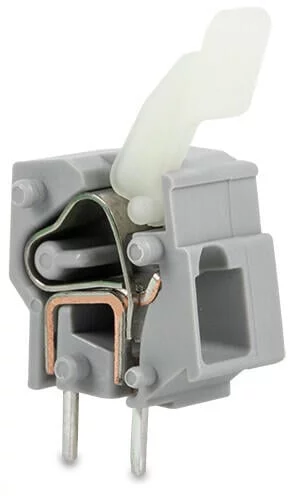 257-754 - Stackable PCB terminal block; push-button; 2.5 mm²; Pin spacing 7.5/7.62 mm; 1-pole; suitable for Ex-i applications; CAGE CLAMP®; commoning option; 2,50 mm²; blue