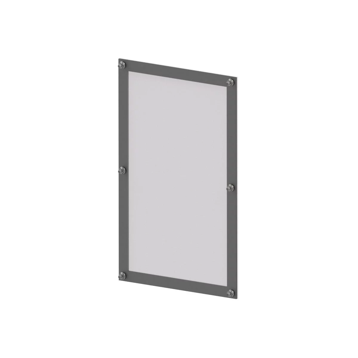 DFNCVP - Blank Fan Cutout Cover Plate 15.3X9.5 - White Textured