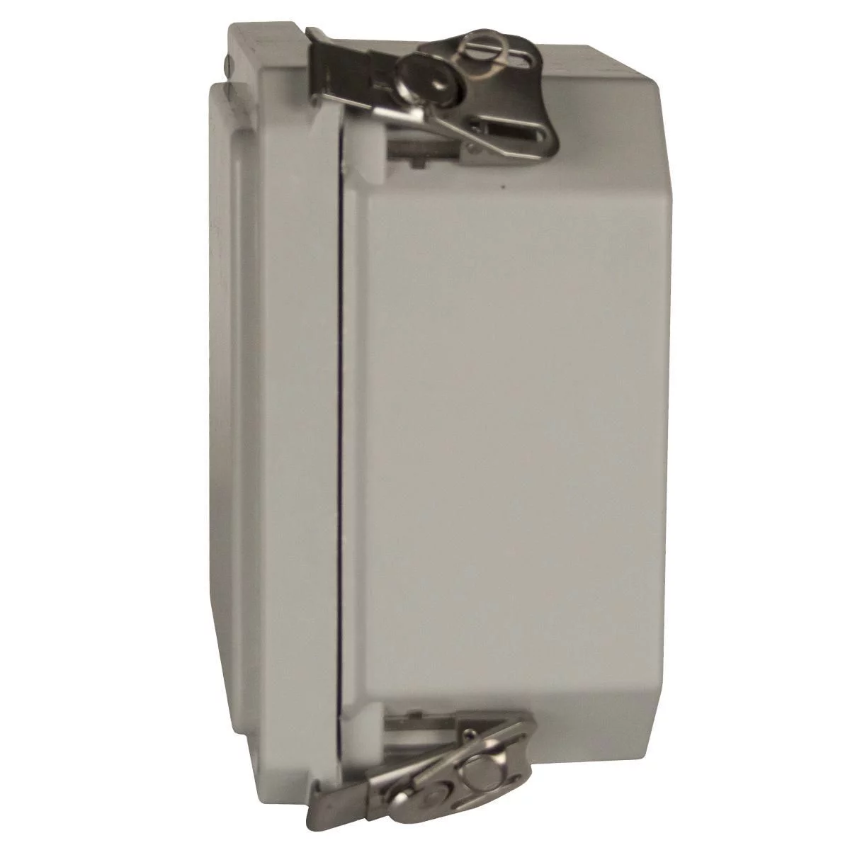HW-60604CHTL - NEMA 4X Continuous Hinge Link Lock 6X6X4 Fiberglass-Opaque