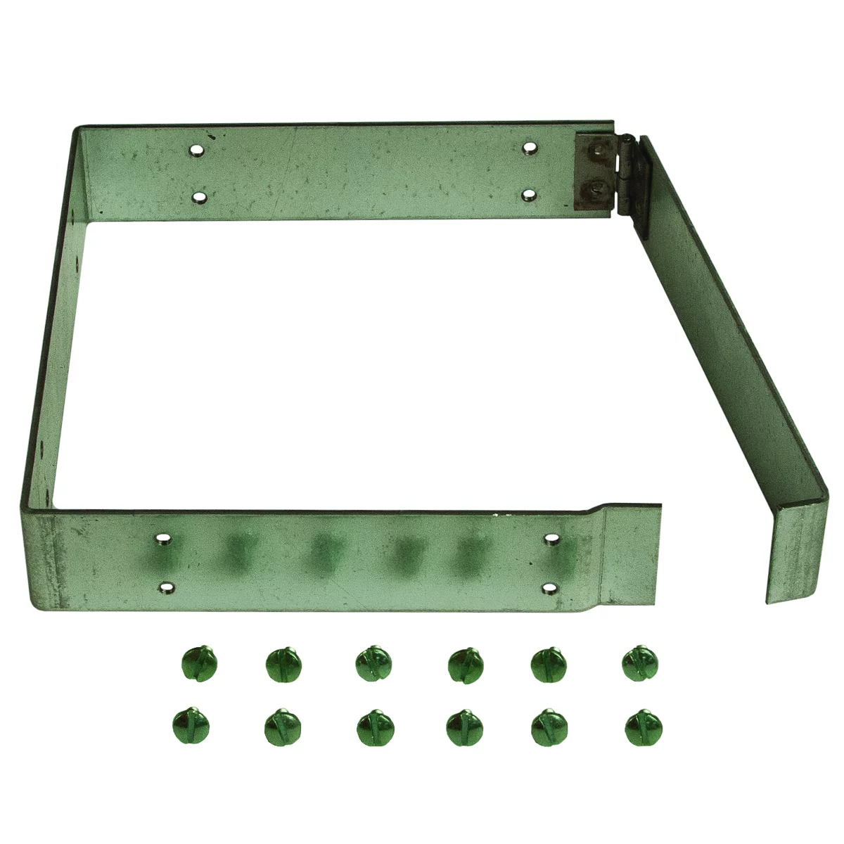 C0606G - N1 Connector (Hinged-Cover/Screw-Cover Wireway) 6X6 Carbon Steel - Galvanized