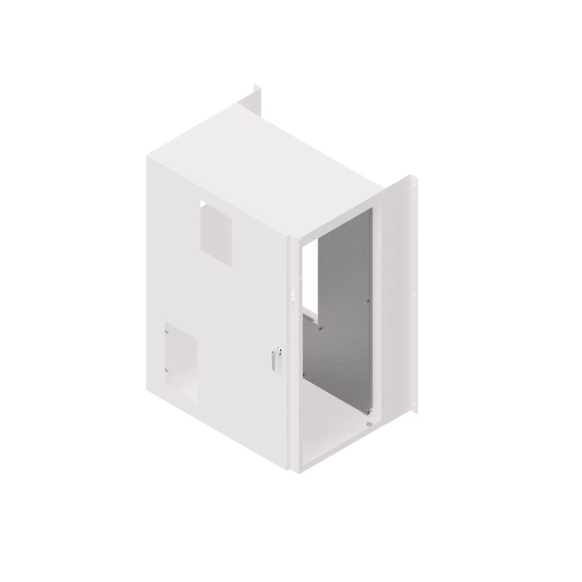 DN412483819CDF - Enclosure Shell Floor Mount (1-150HP) 48X38X19 Carbon Steel - Gray