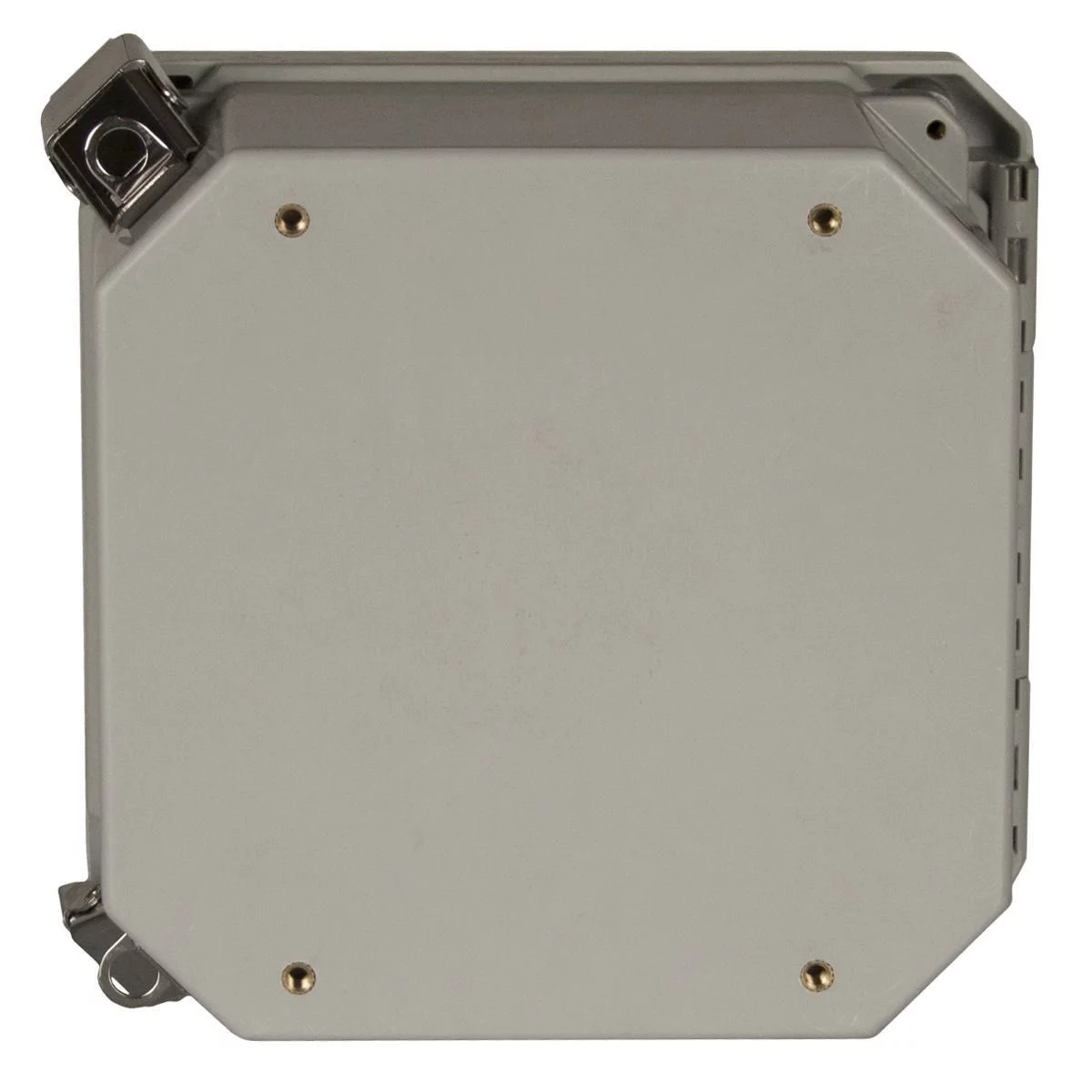 HW-181610CHQRW - NEMA 4X Continuous Hinge Quick Release Padlockalbe With Window 18X16X10 Fiberglass-Opaque