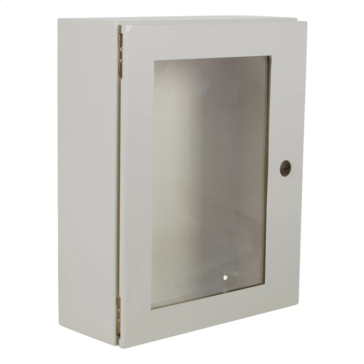 N412161208WCLG - N412 Single Door Wall-Mount Ultimate with Window 16X12X8 Carbon Steel - Light Gray