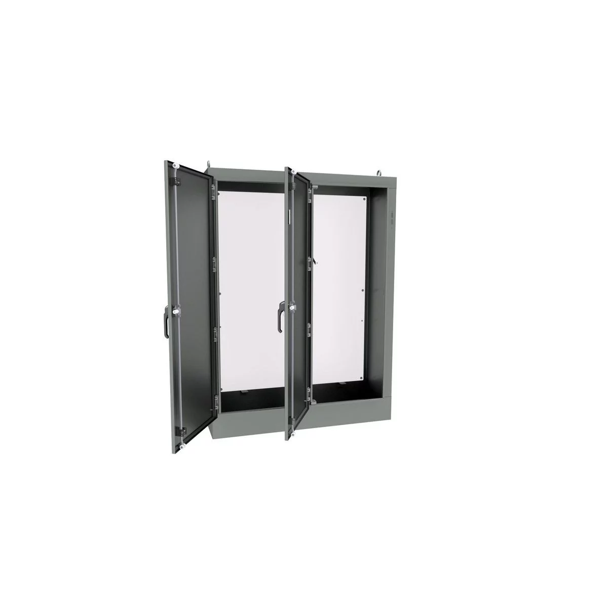 WRD72XM6518FSD4 - NEMA 4 2-Door Freestanding Removable Pin Hinge Disconnect 72X65.7X18 Carbon Steel - Gray