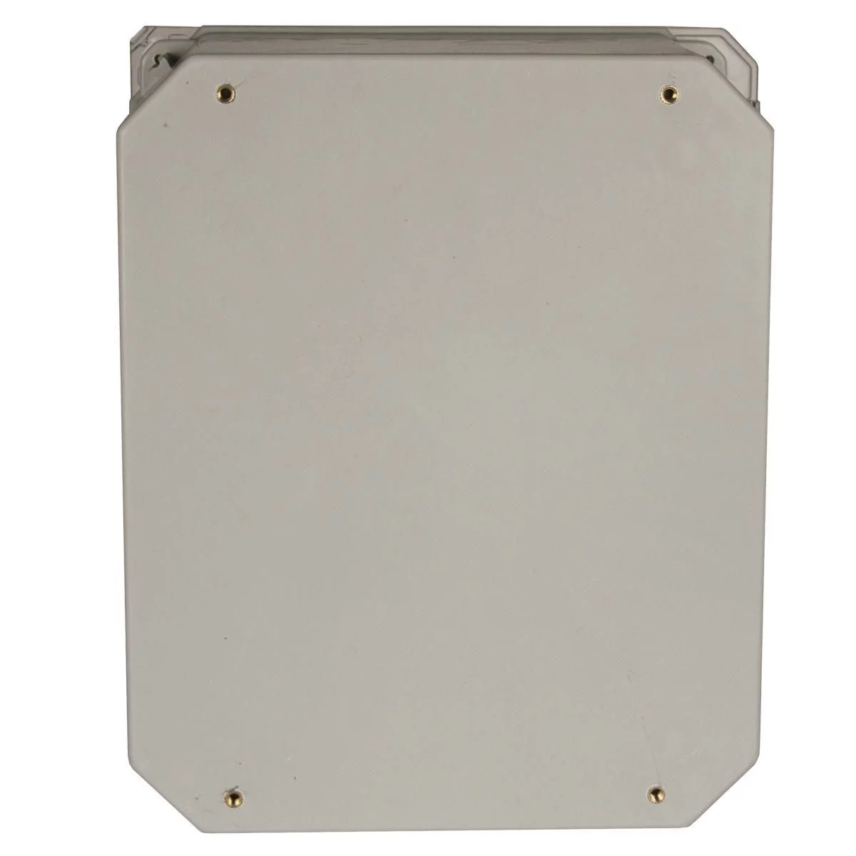 HW-CC100806CHSC - NEMA 4X Continuous Hinge Two Screw Cover 10X8X6 Fiberglass-Clear Cover