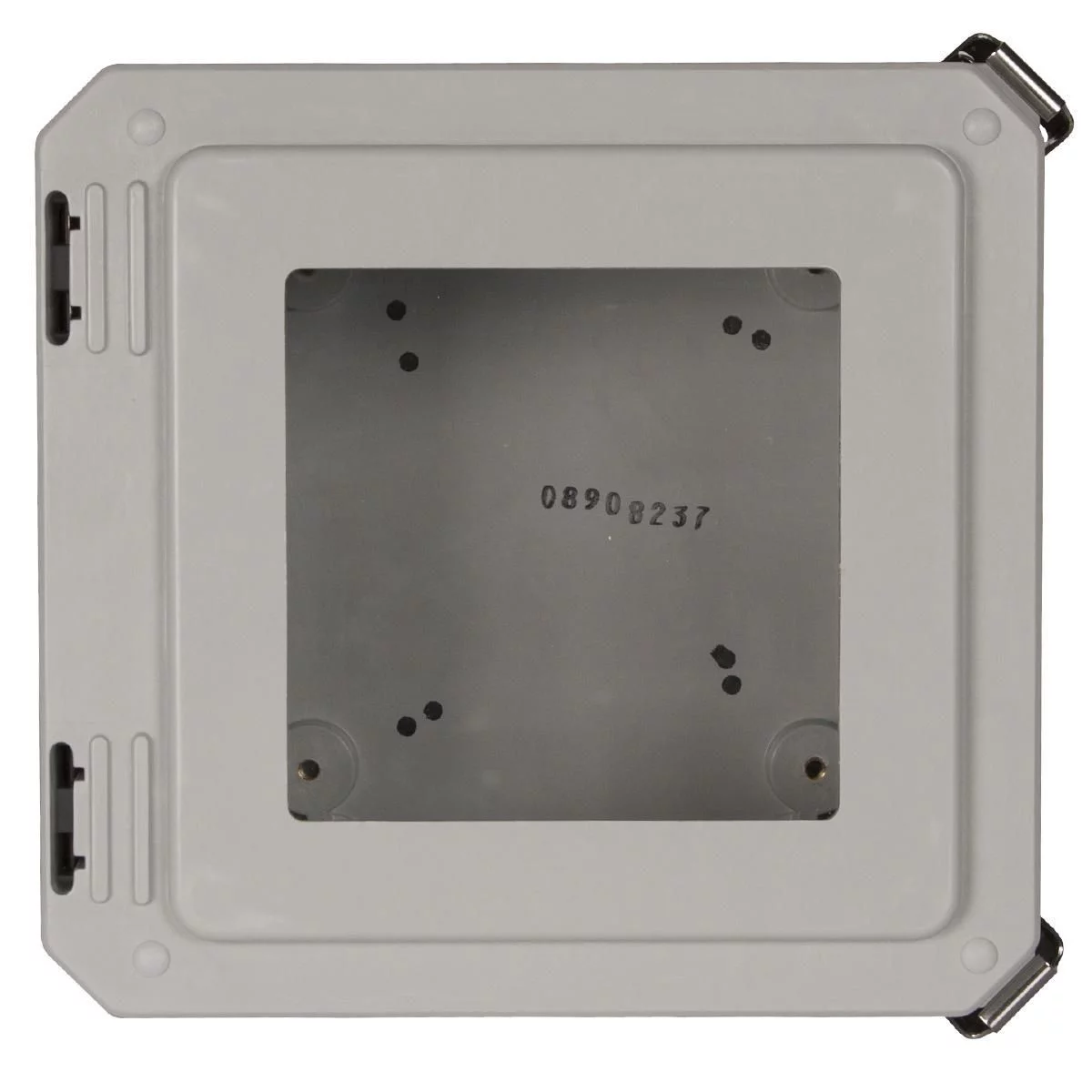 HW-80604CHQRW - NEMA 4X Continuous Hinge Quick Release Padlockalbe With Window 8X6X4 Fiberglass-Opaque HW-80604CHQRW - NEMA 4X Continuous Hinge Quick Release Padlockalbe With Window 8X6X4 Fiberglass-Opaque