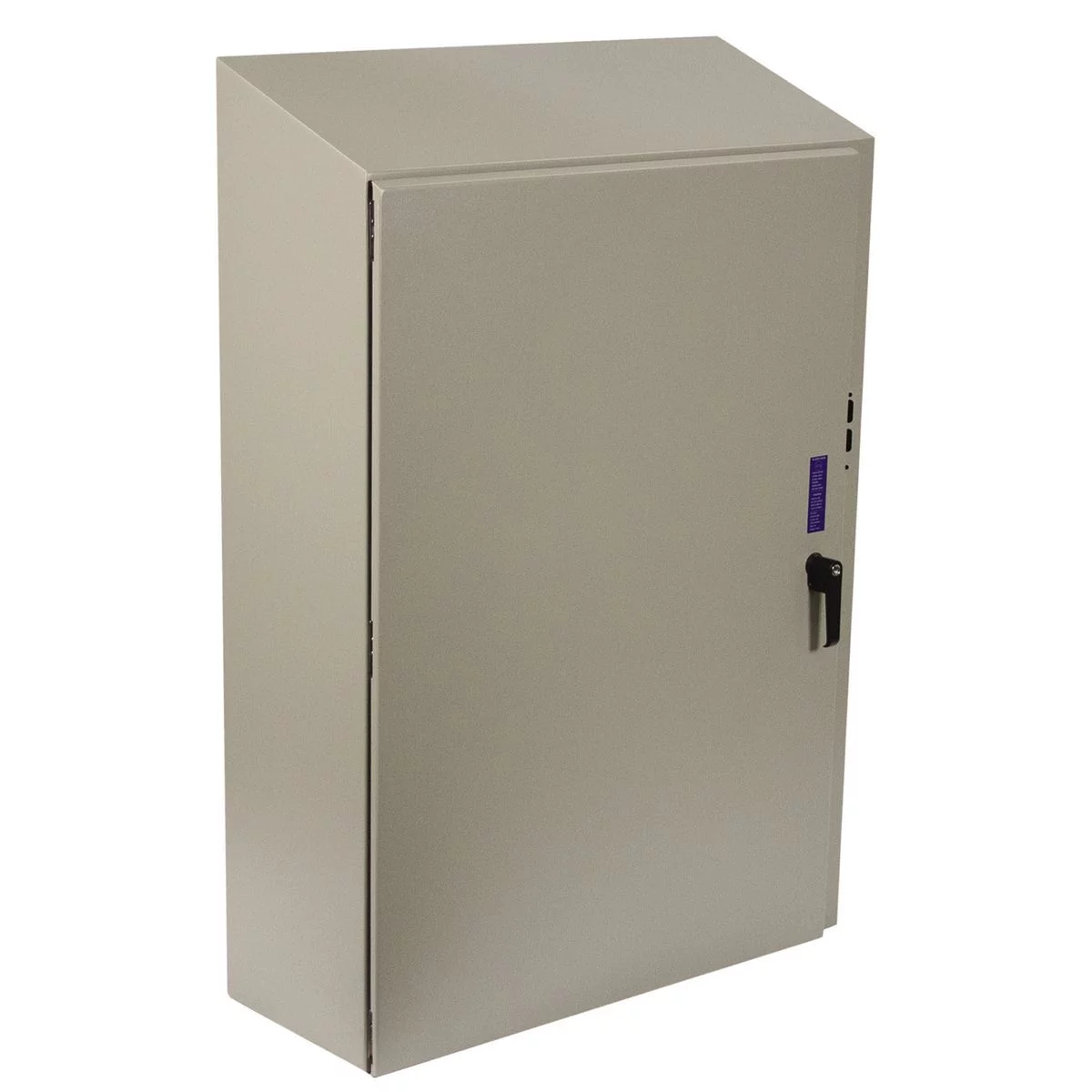 N412423212CSTD - N412 Single Door Slope-Top Disconnect Ultimate Series 42X32X12 Carbon Steel-Gray