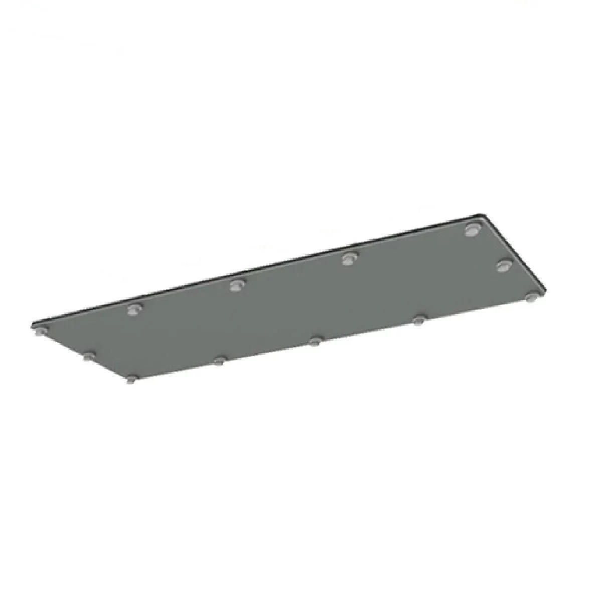 GP1608 - Gland Plate 16X8 Carbon Steel - Gray
