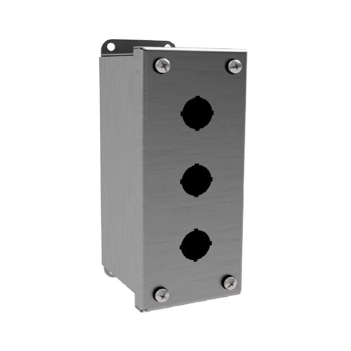 PBGX2SSA - N12 22.5 MM 2 Pushbutton Enclosure 5.1X2.7X3.5 316 Stainless Steel