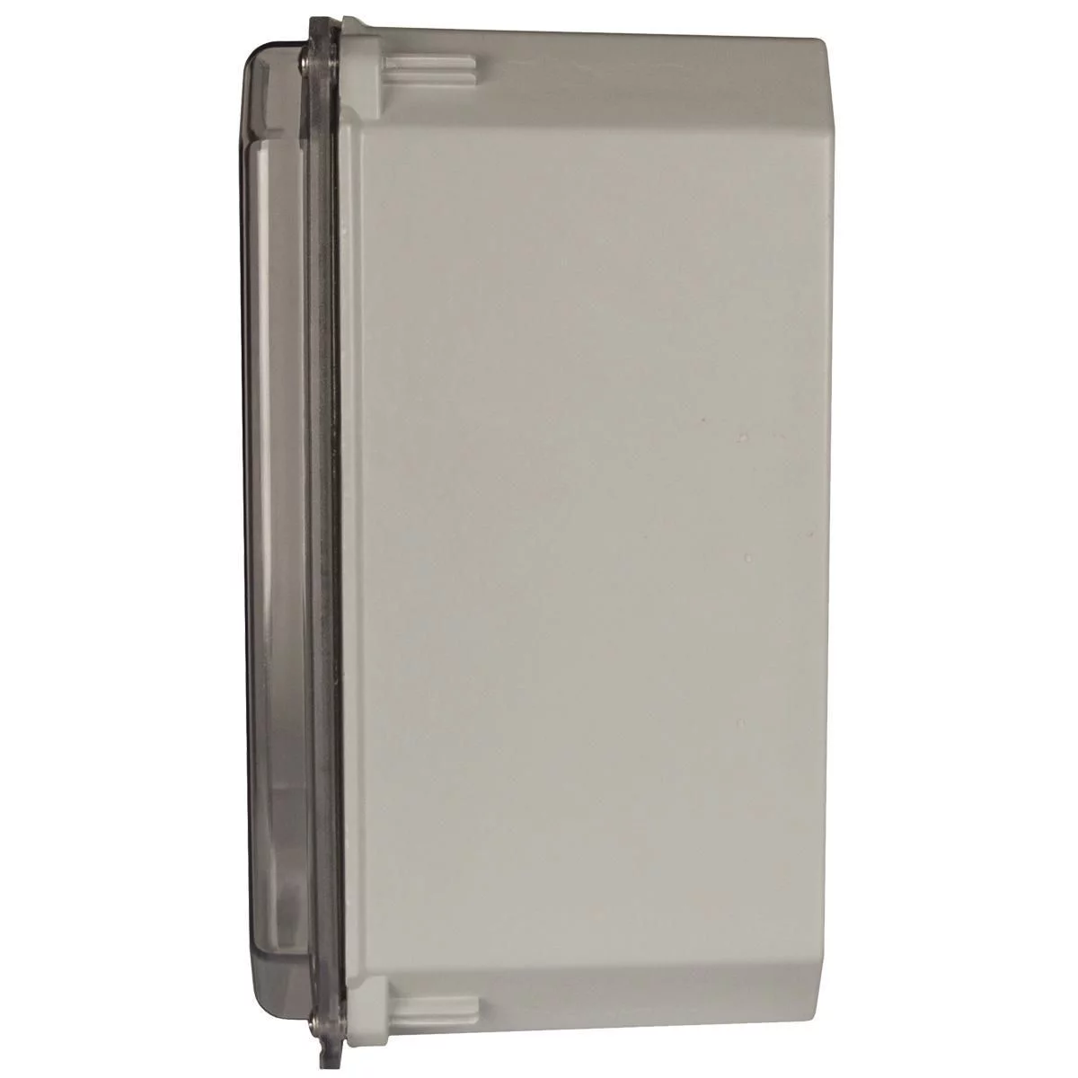 HW-CC121006CHSC - NEMA 4X Continuous Hinge Two Screw Cover 12X10X6 Fiberglass-Clear Cover