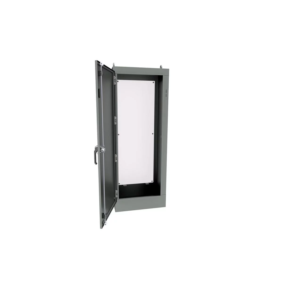 WRD72XM3918FS4 - NEMA 4 1-Door Freestanding KwikHinge™ Removable Pin Hinge Disconnect 72X39.5X18 Carbon Steel - Gray
