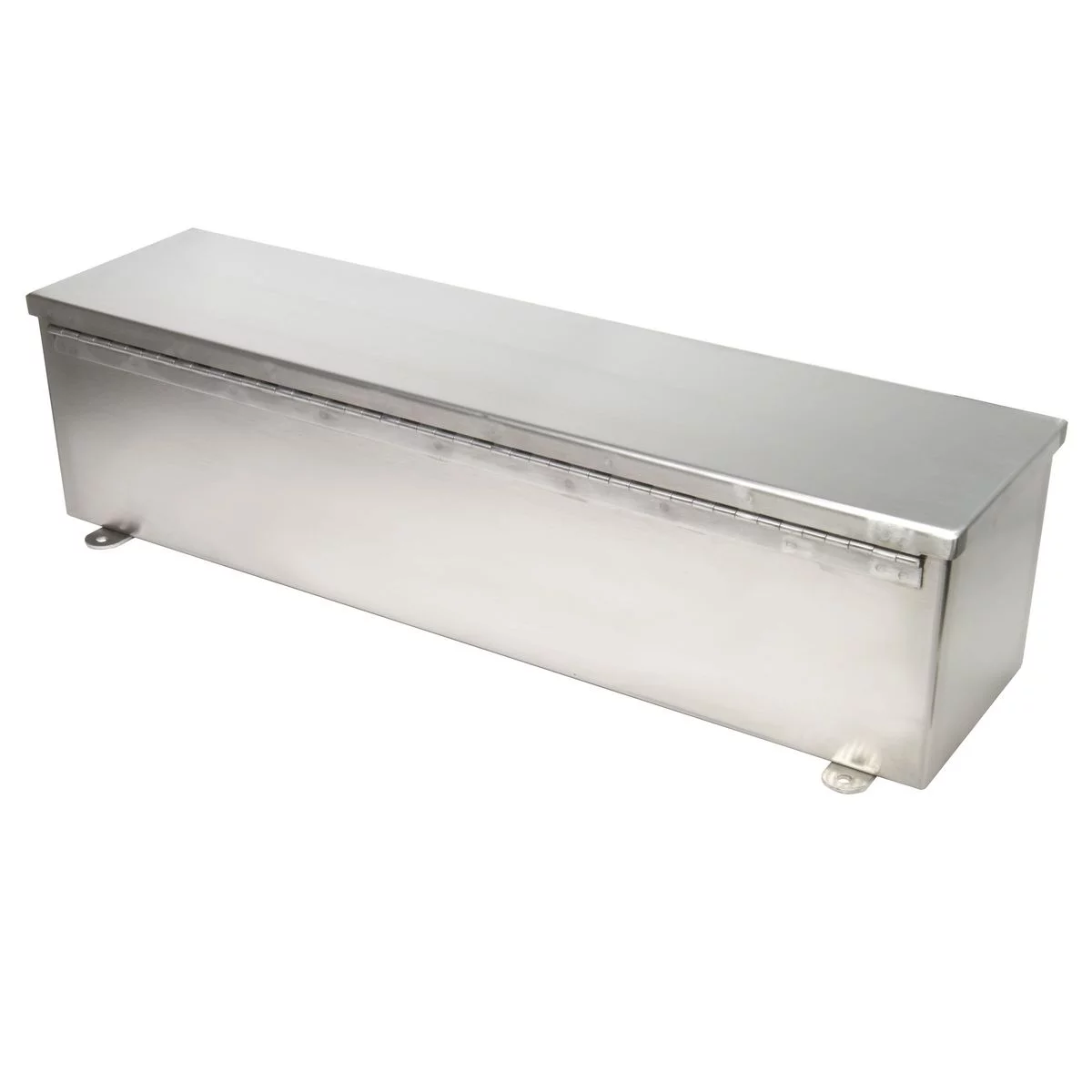 T2224CHSS - NEMA 4X Hinge Cover Wire Trough 2.5X2.5X24 304 Stainless Steel