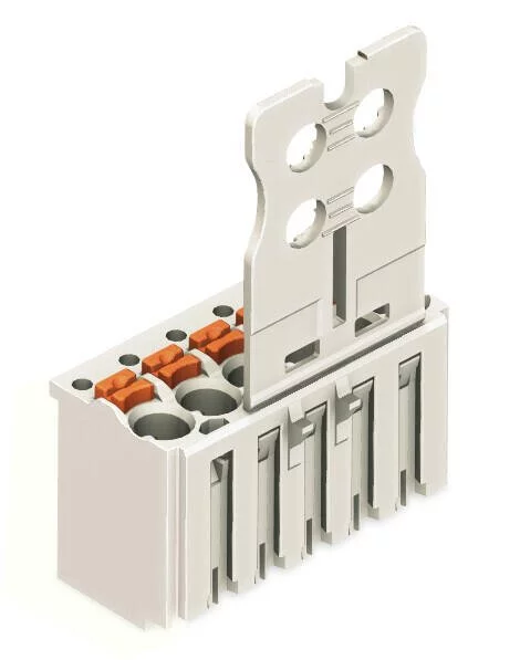 1106 Button 2091-1106 - 1-conductor female connector; push-button; Push-in CAGE ...
