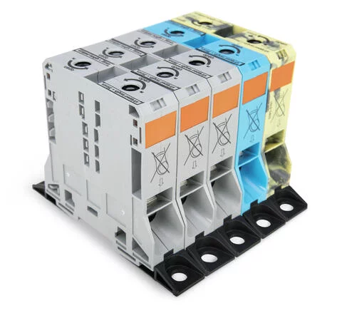 285-188 - POWER CAGE CLAMP feedthrough terminal block (Three Phase Set ...